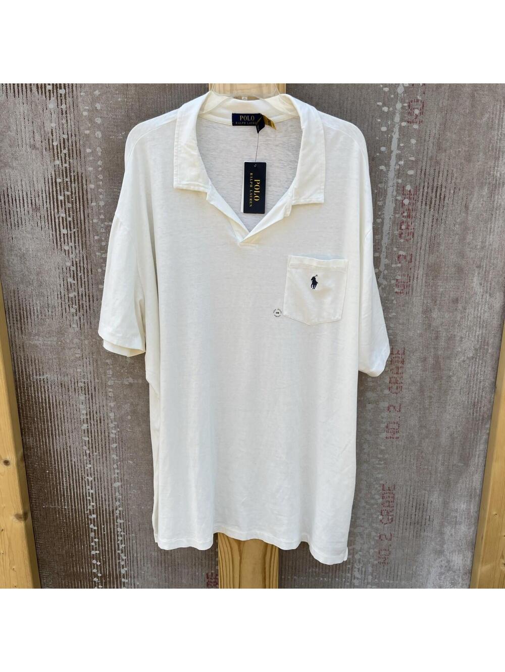 NEW - Ralph Lauren Polo Shirt Big & Tall Men’s Size 3XB - White - $138 - Pocket